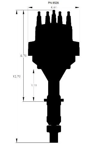 MSD 8528 Pontiac V8 Ready to Run Distributor